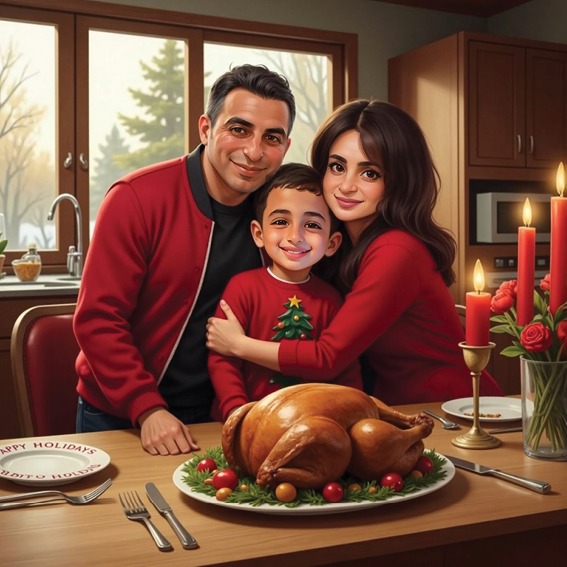 دفء العائلة وفرحة العيد