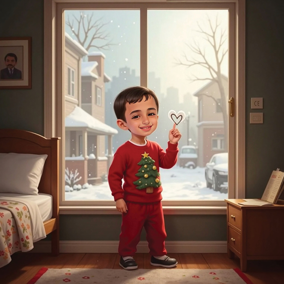 صباح الثلج الأول