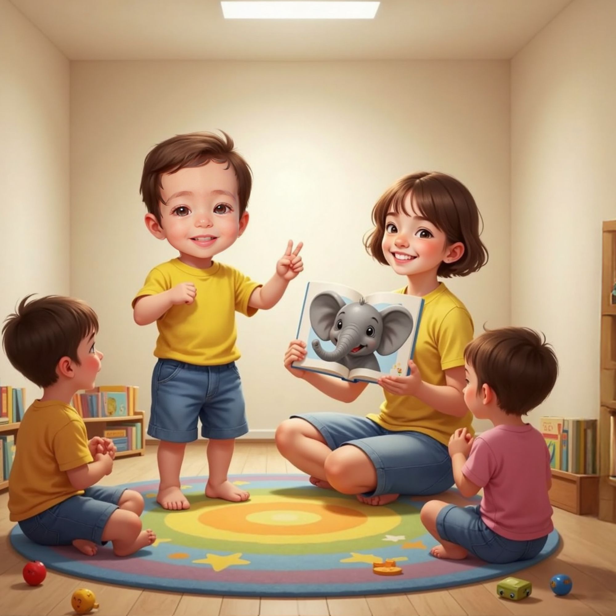 وقت القصة والمتعة الجماعية