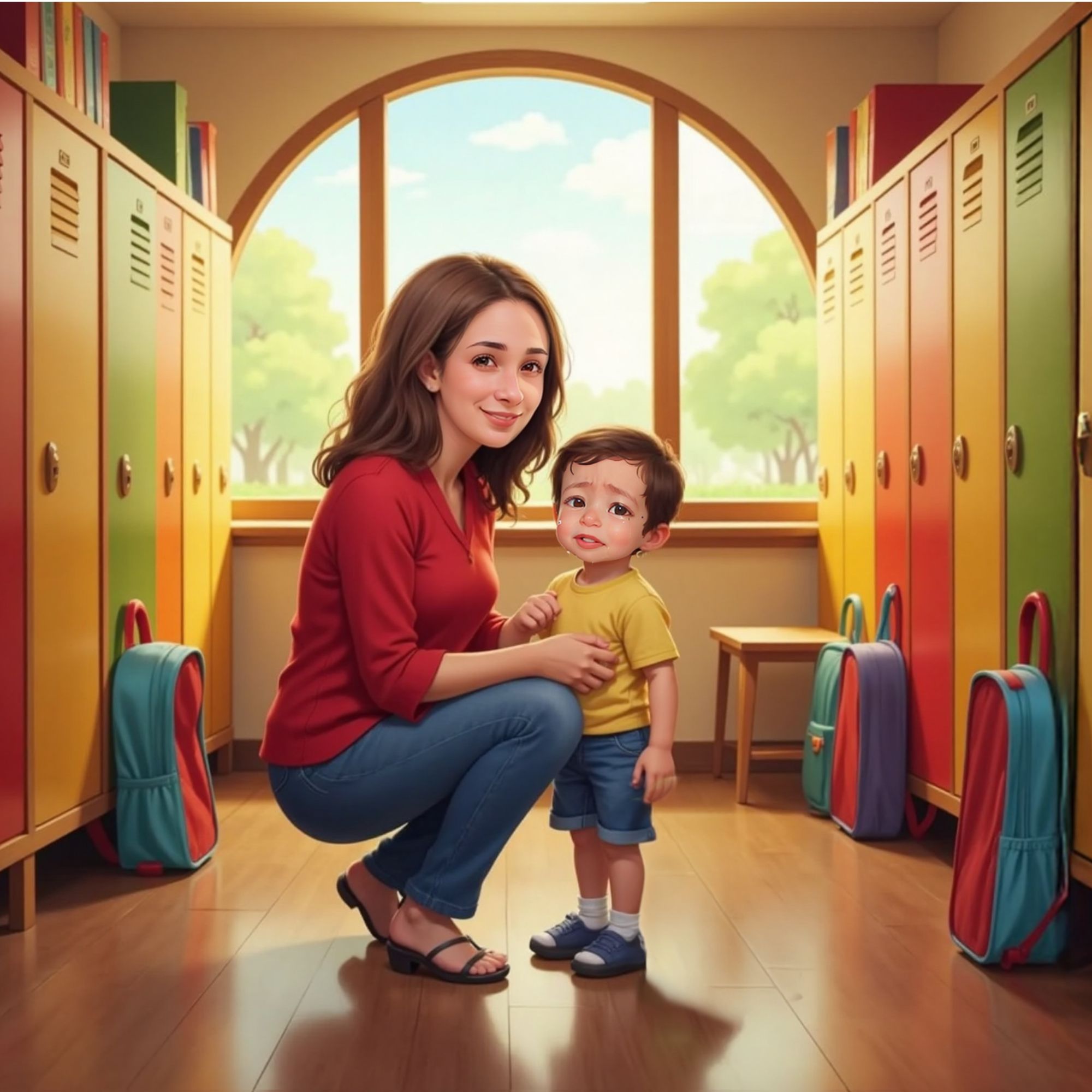 لحظة الفراق الأولى