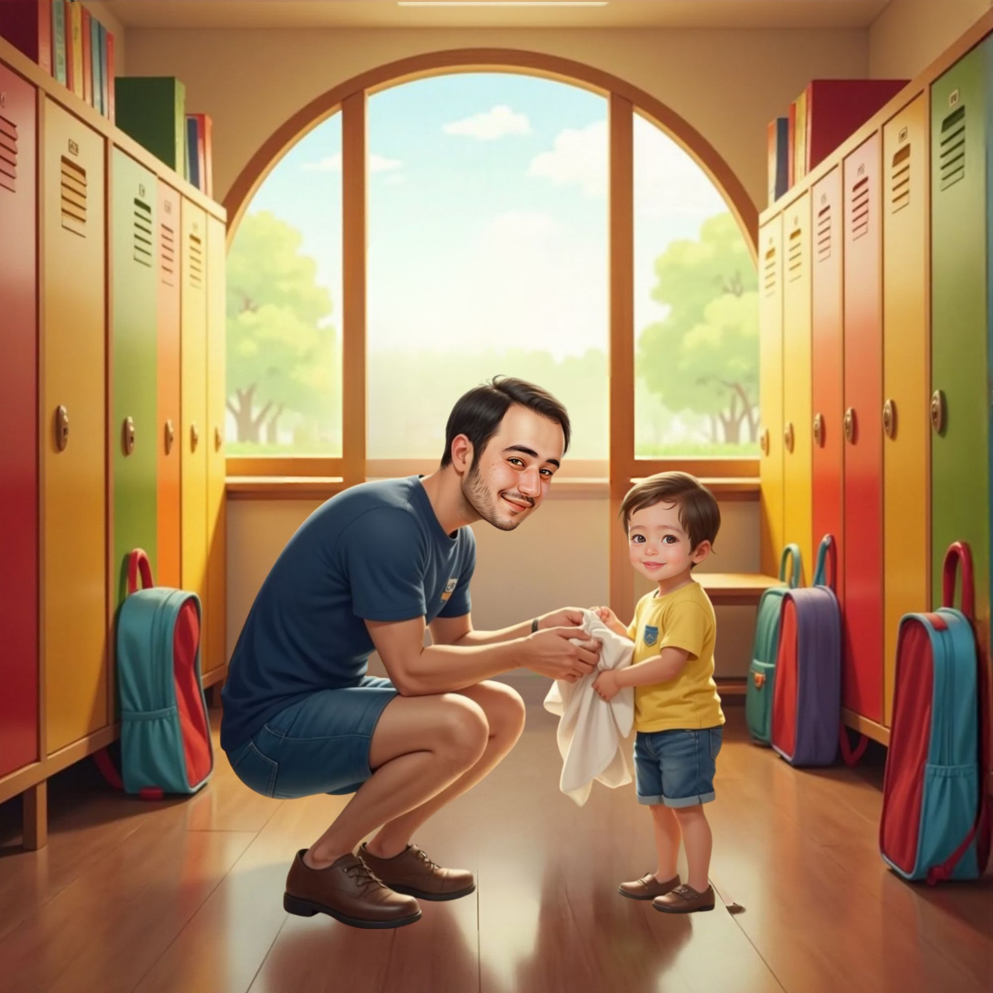 طمأنة دافئة من بابا