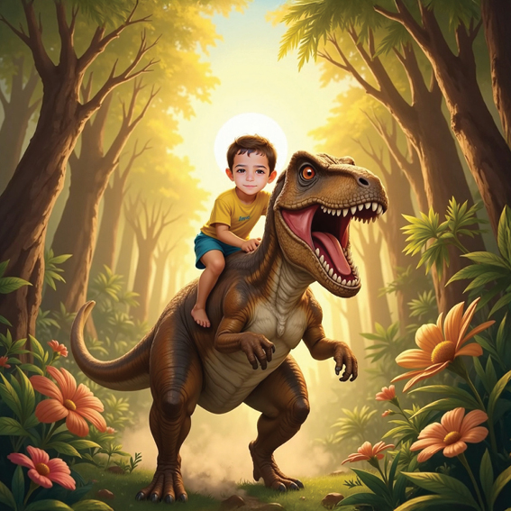 لعبة ممتعة مع البراكيصور