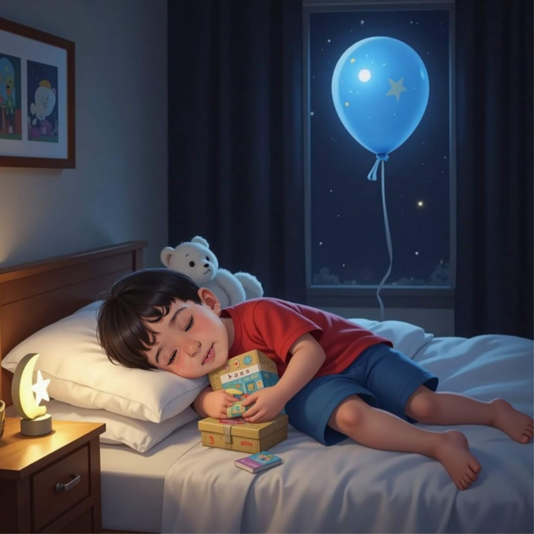 النوم بسعادة